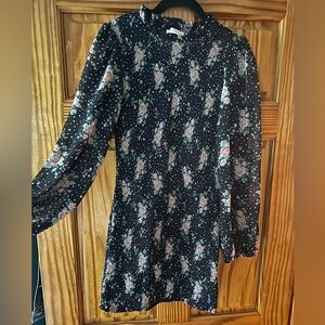 Red Dress Boutique Navy Floral Mini Dress